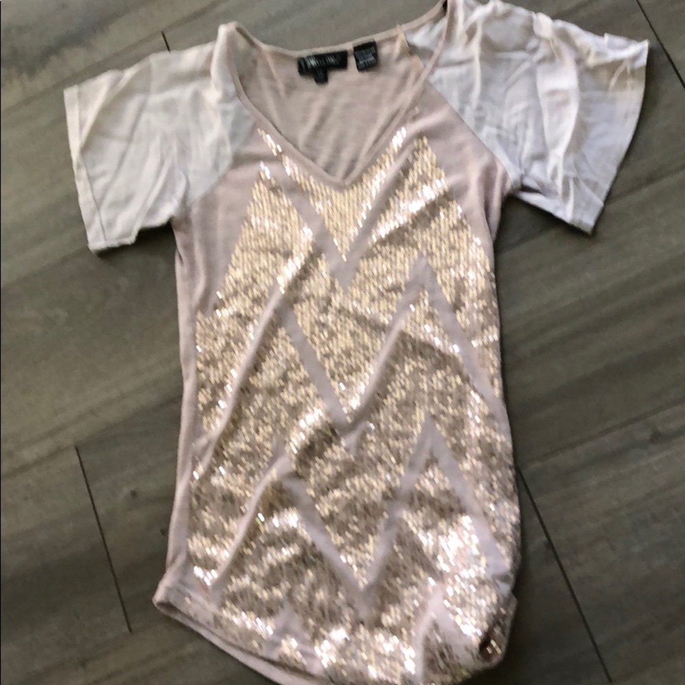 Buckle Miss me sequin shirt extra small